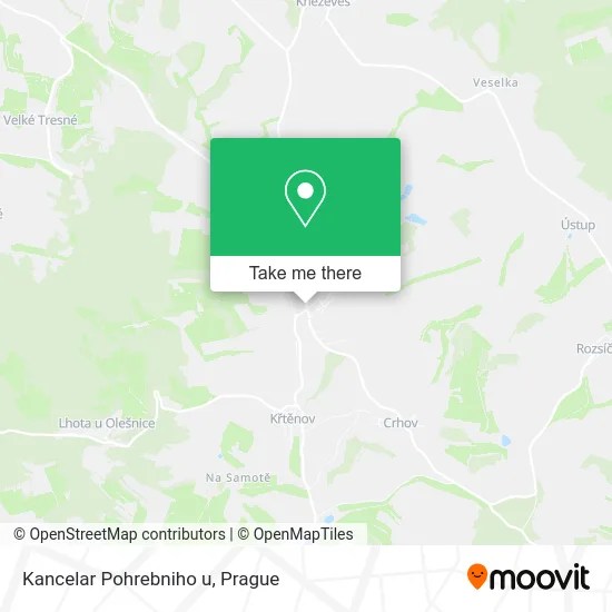 Карта Kancelar Pohrebniho u