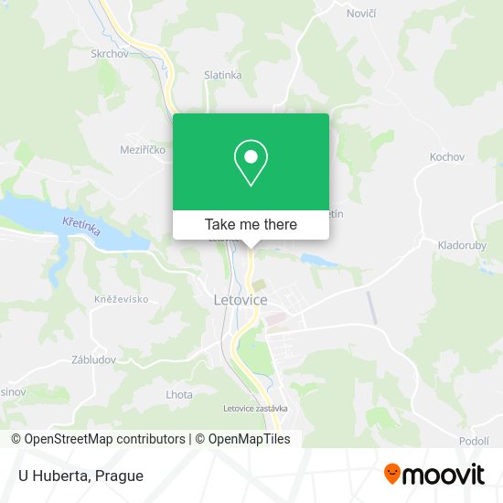 Карта U Huberta