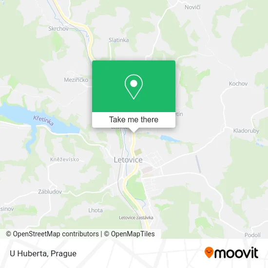 Карта U Huberta
