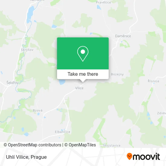 Карта Uhlí Vilice
