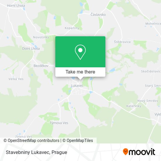 Карта Stavebniny Lukavec