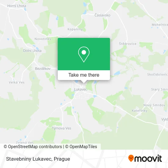 Карта Stavebniny Lukavec