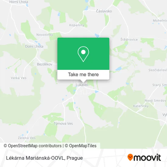 Карта Lékárna Mariánská-OOVL