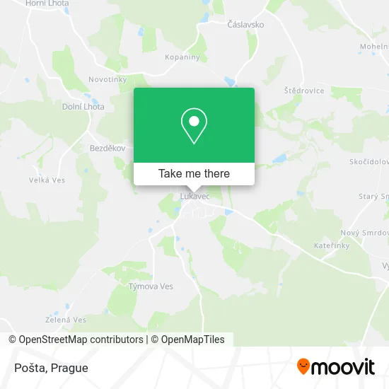 Карта Pošta