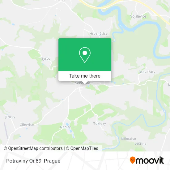 Карта Potraviny Or.89