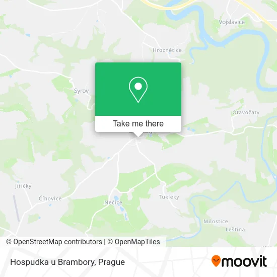 Карта Hospudka u Brambory