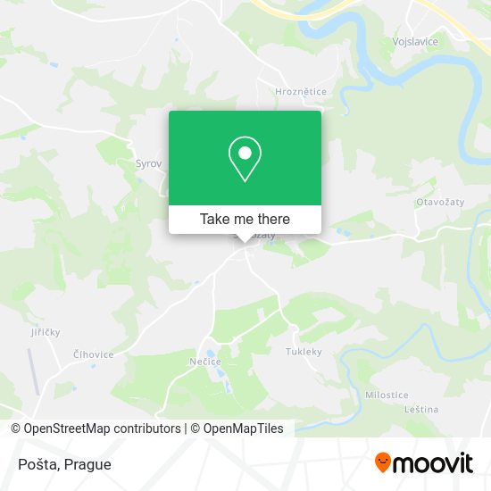Карта Pošta