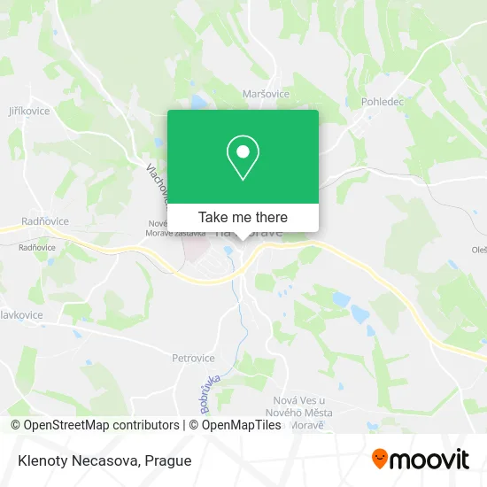 Карта Klenoty Necasova