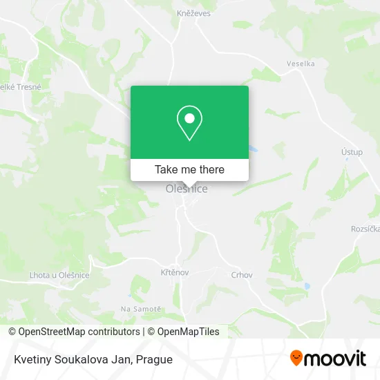 Карта Kvetiny Soukalova Jan