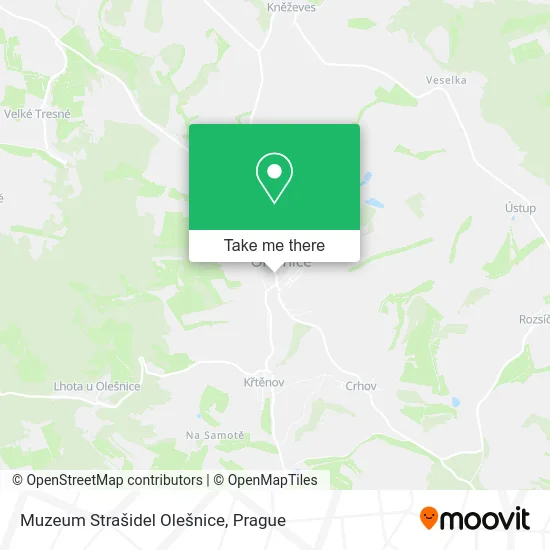Карта Muzeum Strašidel Olešnice
