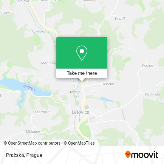 Pražská map