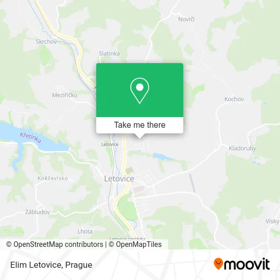 Карта Elim Letovice