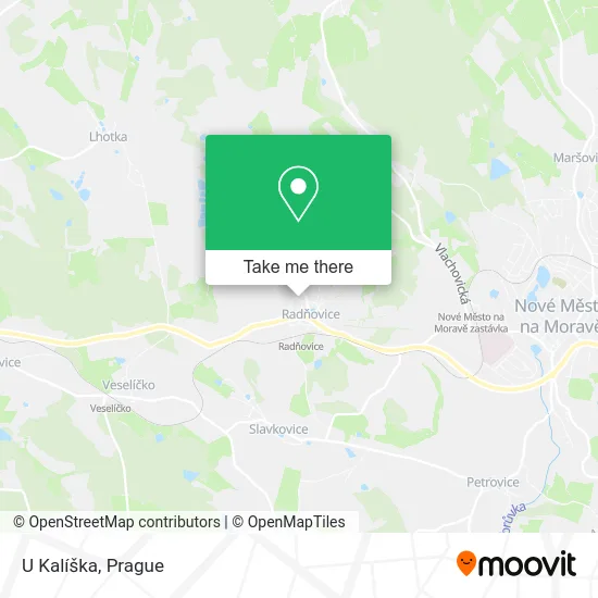 Карта U Kalíška