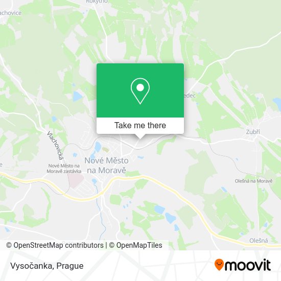 Карта Vysočanka