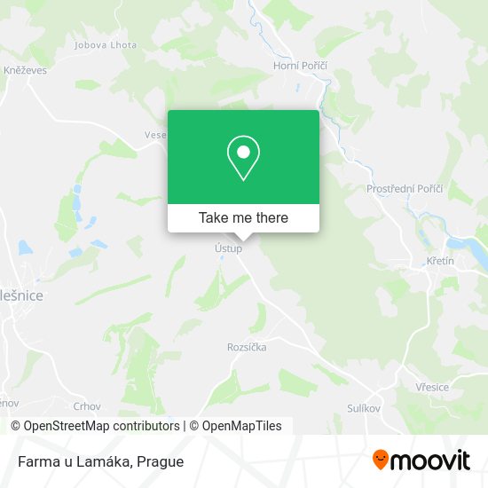 Карта Farma u Lamáka