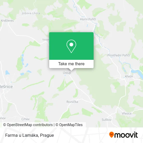 Карта Farma u Lamáka
