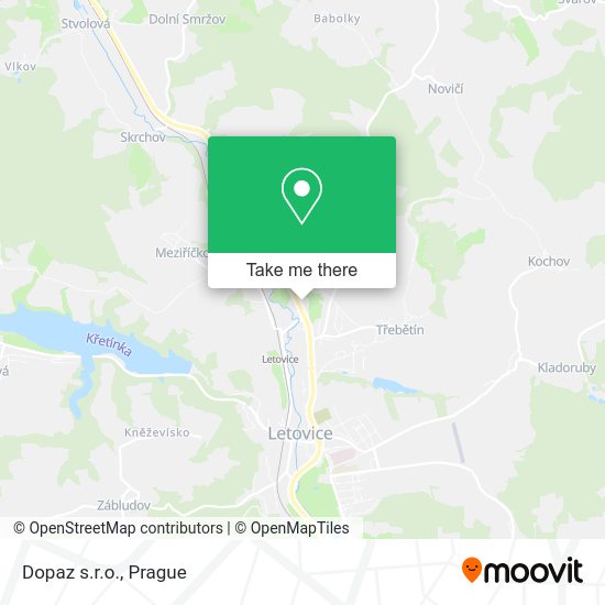 Карта Dopaz s.r.o.