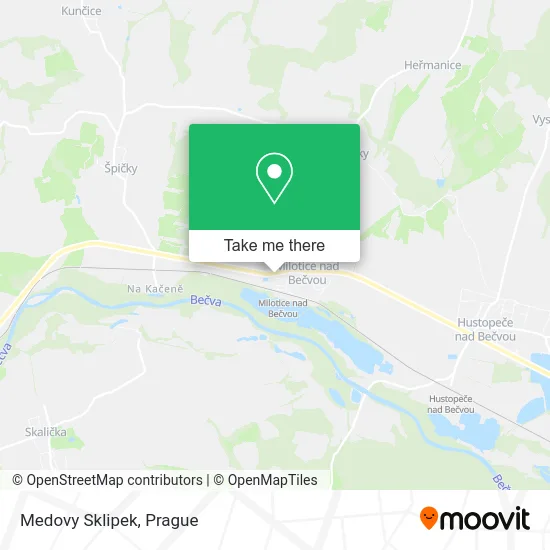 Карта Medovy Sklipek