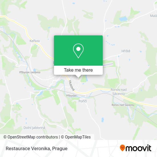 Карта Restaurace Veronika