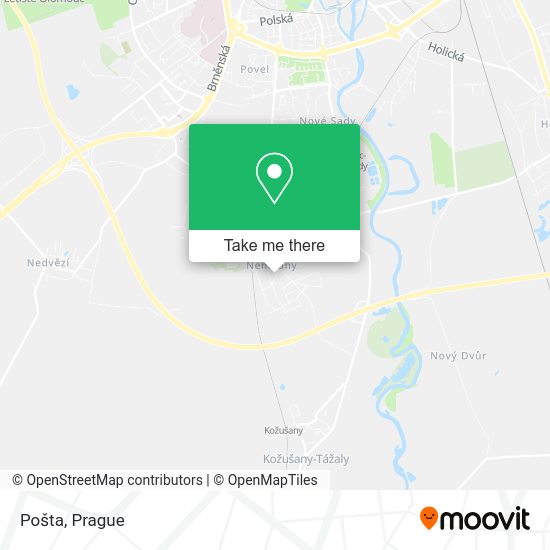 Карта Pošta