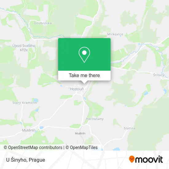 Карта U Šinyho