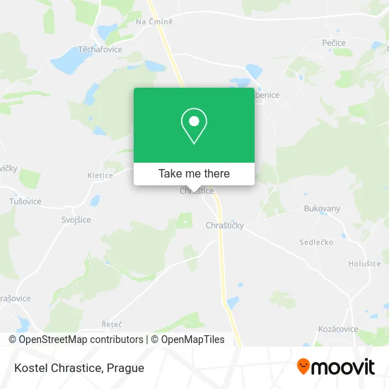 Карта Kostel Chrastice