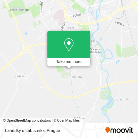 Карта Lahůdky u Labužníka