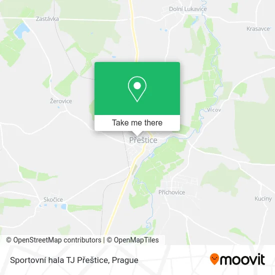 Карта Sportovní hala TJ Přeštice