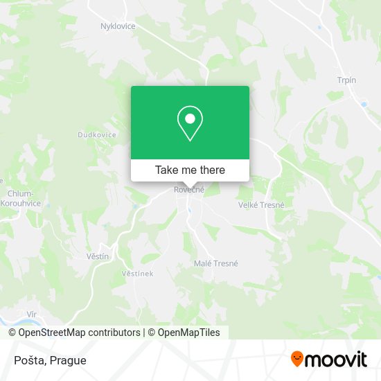 Карта Pošta
