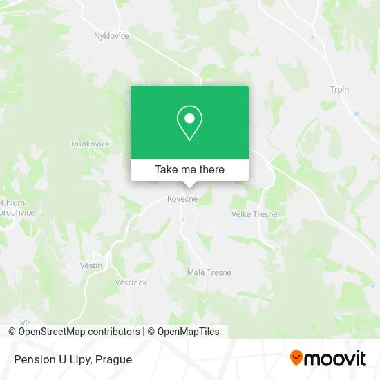 Карта Pension U Lipy