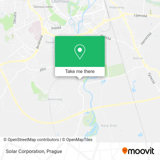 Карта Solar Corporation