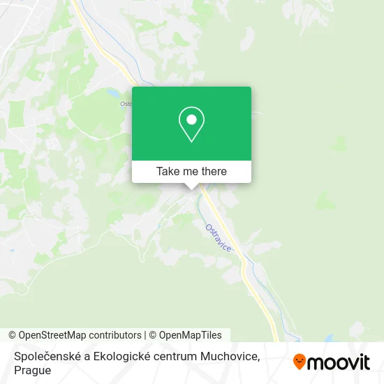 Карта Společenské a Ekologické centrum Muchovice