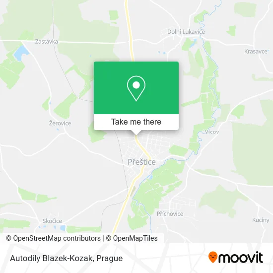 Карта Autodily Blazek-Kozak