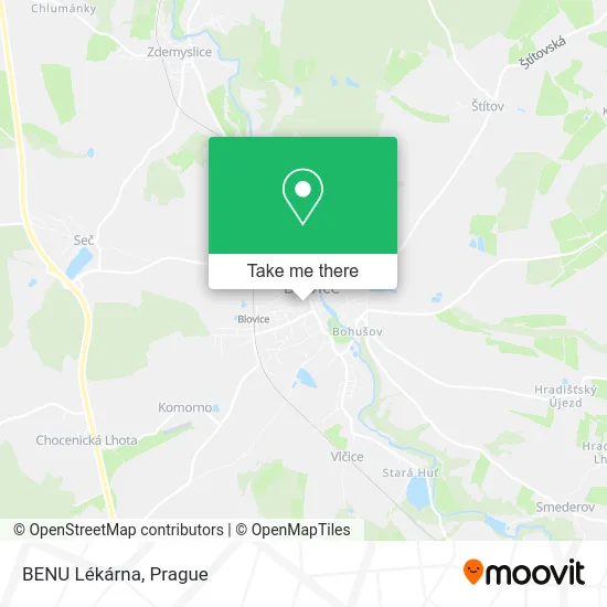 Карта BENU Lékárna