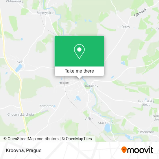 Карта Krbovna