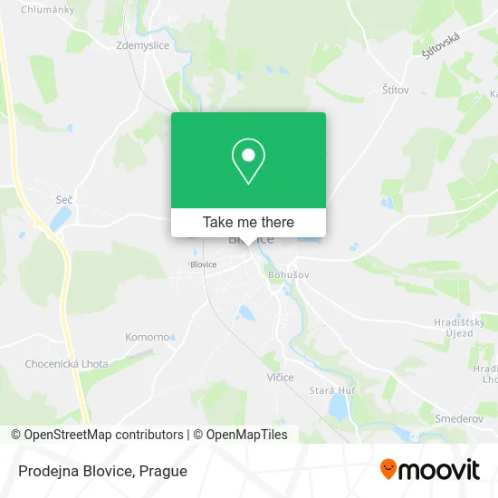 Карта Prodejna Blovice