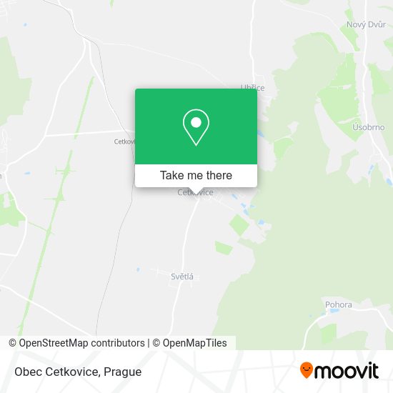 Карта Obec Cetkovice