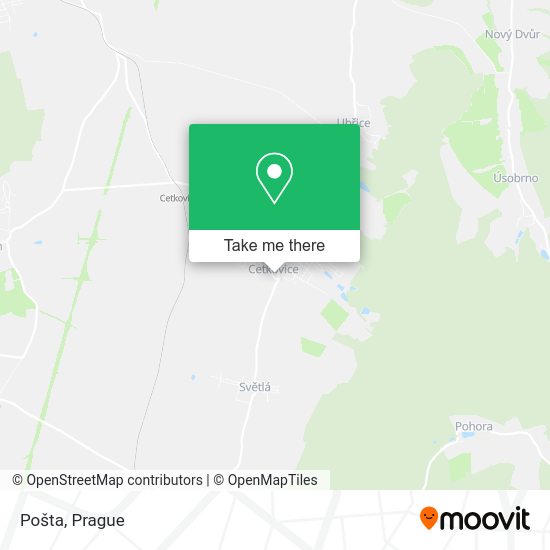 Карта Pošta