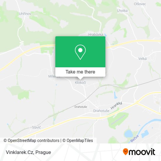 Карта Vinklarek.Cz