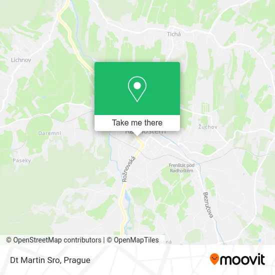 Карта Dt Martin Sro