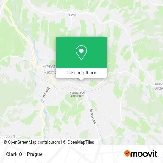 Карта Clark Oil