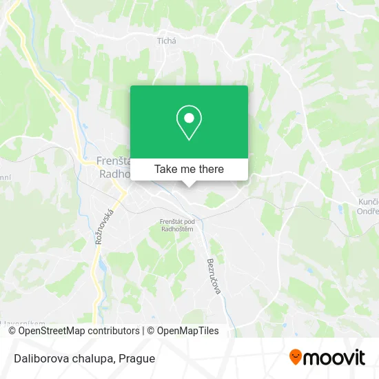 Карта Daliborova chalupa