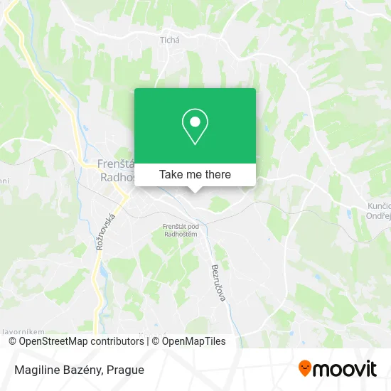 Карта Magiline Bazény