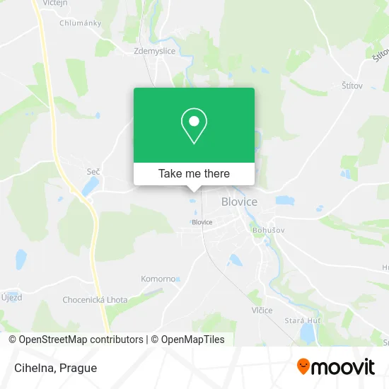Карта Cihelna