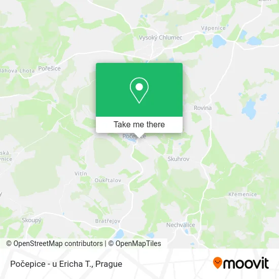 Карта Počepice - u Ericha T.