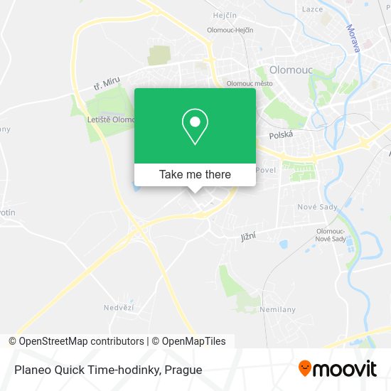 Карта Planeo Quick Time-hodinky