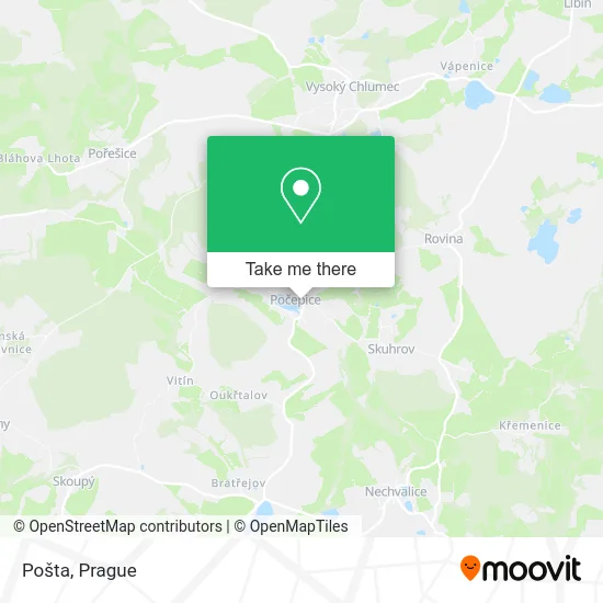 Карта Pošta