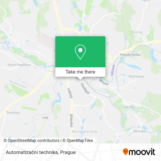 Карта Automatizační technika