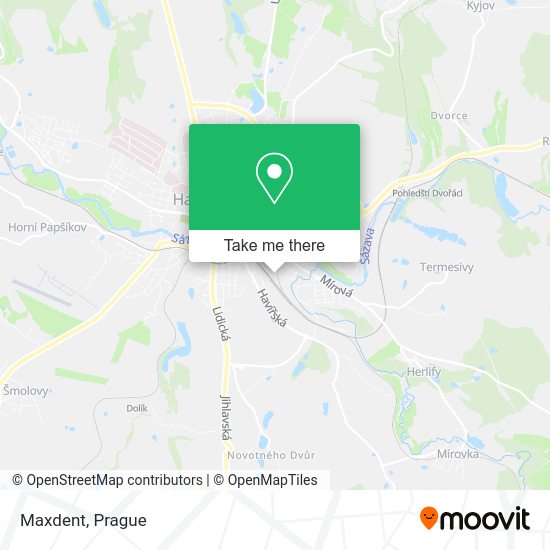 Карта Maxdent