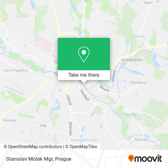 Карта Stanislav Molák Mgr
